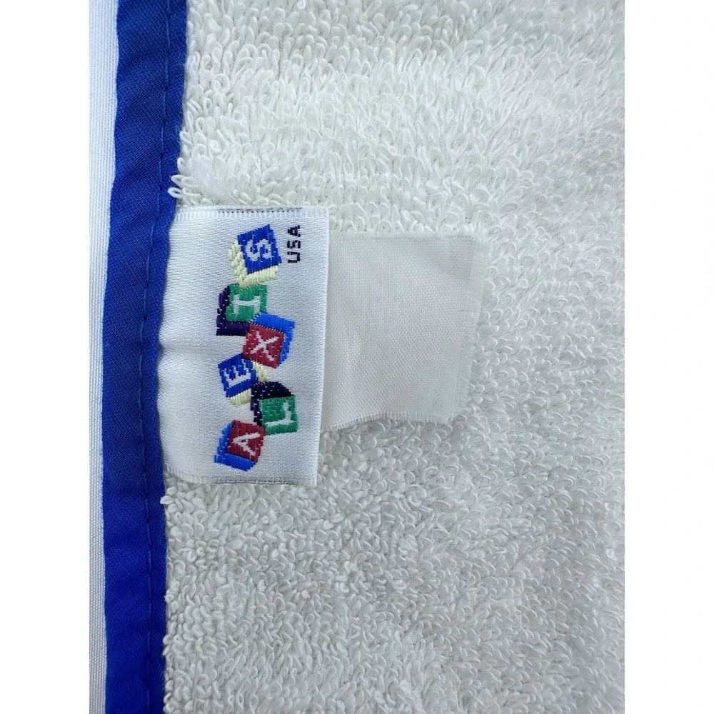 Baby Boy Girl Vintage‎ Alexis Tran Little Giraffe Stitch Snap Bibs Set Of 2 USA
